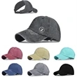 Half Empty Top Ponytail Baseball Cap