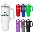 40oz double wall SS vacuum Mug & Straw Lid with Twist Close
