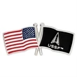 Officially Licensed U.S. and Space Force Flag Pin