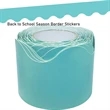 Back to School Season Border Stickers  Bulletin Decor