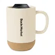 Valo Ceramic Lidded Mug - 14 Oz.