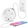 Retractable Portable Travel Power Strip