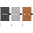 Carson 3.5" x 5.5" Recycled PU Leather Notebook - Silkscreen