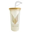 Super Sipper 32 oz Sport Sipper Cup with Gold Flakes