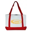 12oz. Cotton Canvas Reusable Tote Bag w/ Handles for Grocery