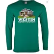 Full Color Mens Long Sleeve 100% Cotton T-Shirt
