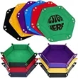 Folding Leather Gambling Dice Trays