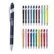 2 in 1 Metal Gel Ballpoint Soft Touch Pen Smooth Writing