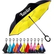Double Layer Inverted Umbrella with C-Shaped Handle