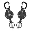 Retractable Keychain Heavy Duty Badge Reels ID Holder