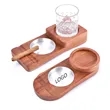 Whiskey Glass Tray And Cigar Ashtray Coaster