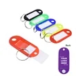 Plastic Key Tags with Split Ring Label Window