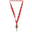 3/4" LA-460 Attachment Sublimation Lanyard w/Retractable Bad