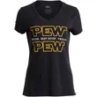 Pew-Pew Wars Funny Sci-fi Space Star Noises Women's V-Neck