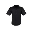 Men's Short-Sleeve Blend Twill Shirt- Left Sleeve Embroidery