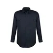 Men's Long-Sleeve Cotton Twill Shirt - Left Chest Embroidery