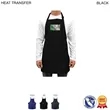 Domestic Twill Bib Apron, 2 Pockets