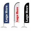 Single Side Custom Feather Flag-9 Feet Tall