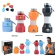 650ML Dumbbell Shaped Silicone Collapsible Water Bottles