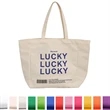 Casual Canvas Tote Bag w/ Inner Pocket