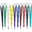 3/4" Import Air Ship Supersoft Polyester Silkscreen Lanyard