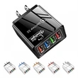 Portable 4 Port Fast Charge QC 3.0 US Plug USB Wall Charger