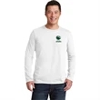White Long Sleeve T-Shirt - Bayhawk Chest/Bristol Logo Back