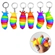 Mini Fidget Slug Key-Chain Caterpillar Toys