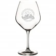 Lasered Acopa Radiance 20 oz. Burgundy Glass