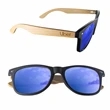 Mirror or Polarized Bamboo Arm Miami Sunglasses