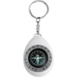 Oval Compass Key Ring