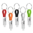 2A USB Key Chain Magnet Flat Fast Charging Cable