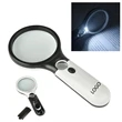 Double Lens Handheld Magnifier With Led Light