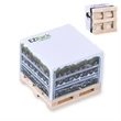 Custom Notepad Cube With Wood Pallet