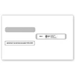 Envelopes, Double-Window, Gummed Flap for for 4-Up W-2 Forms