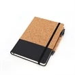 Eco Natural Cork Hardcover A5 Notebook and Pen Set