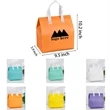 Colorful Non-Woven Insulated Cooler Lunch Tote Bags