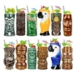 12oz-20oz Bar Tiki Cocktail Glass Hawaiian Ceramic Mug