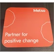 Metso Red 7" X 8" X 1/4" Hard Surface Mouse Pad