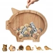 Wooden Animal Piggy Banks