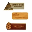 Wooden Laser Engraved Badge
