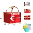 Foldable Non-Woven Cooler Tote Bag w/ Custom Imprint