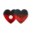 Heart Shaped Fridge Magnetic Memo Holder Clip