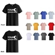 Custom Adult Unisex Cotton Short Sleeve T-Shirt