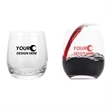 12 oz. Stemless Wine Glasses w/  Custom Imprint