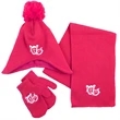Childrens Knit Set Scarf, Beanie & Mittens