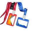 PVC Leather Card Badge Wallet with Lanyard - Style 2