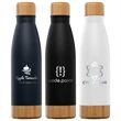 Ibiza Bamboo - 22 oz. Double-Wall Stainless Bottle - Laser