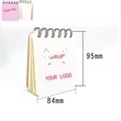 Weatherproof Top Spiral Scratch Notebook With 50 Blank Pages