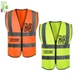 Hi Vis Class 2 rPET Reflective Knitted Safety Workwear Vest